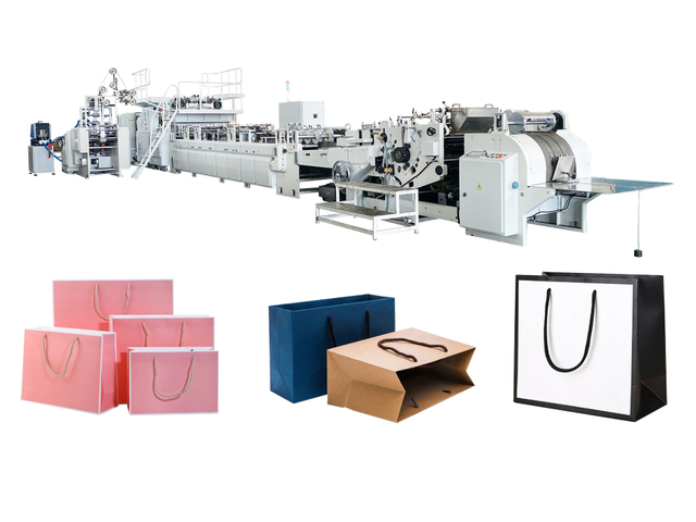RKDZ-220T Ganap na Awtomatikong Sheet Feeding Paper Bag Machine na May Twisted Handle