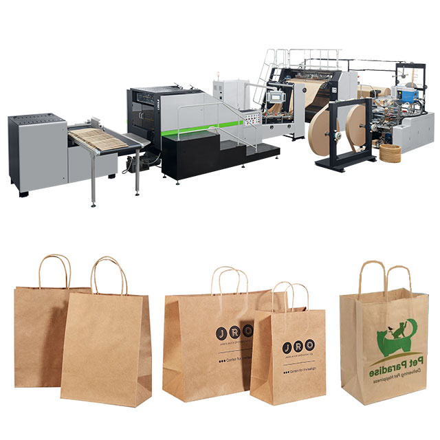 RKHF-450BT Ganap na Awtomatikong Paper Bag Machine na may Twisted Handle