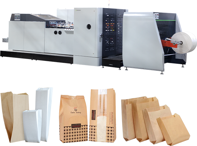 V Bottom Paper Bag Making Machine