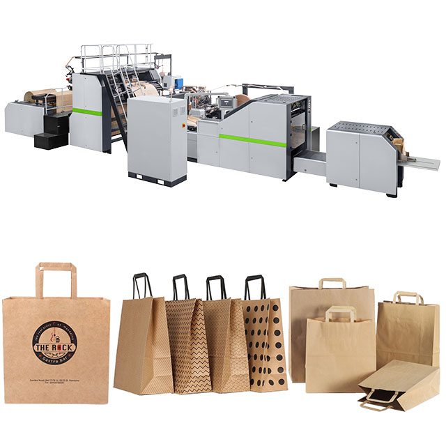 RKHF-330F Ganap na Awtomatikong Paper Bag Machine na may Flat Handle